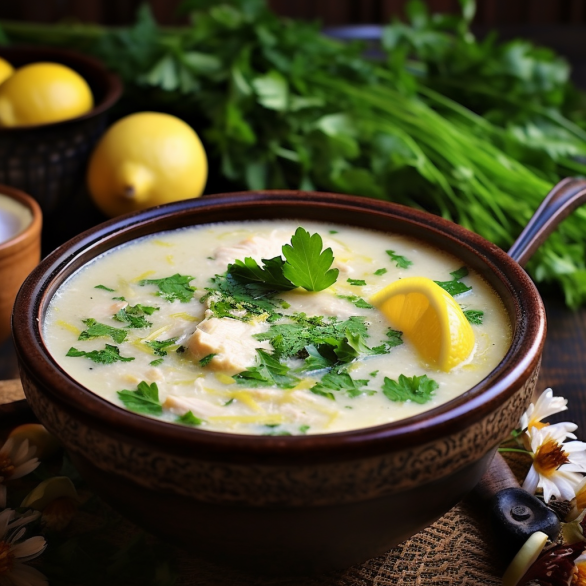 Dinner Ideas Avgolemono