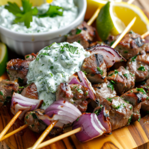 Delicious Greek Chicken Souvlaki