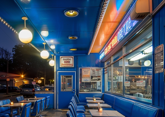 Greek American Diner Outside