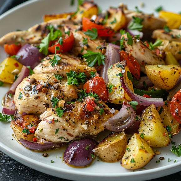 Greek Roasted Chicken Recipe