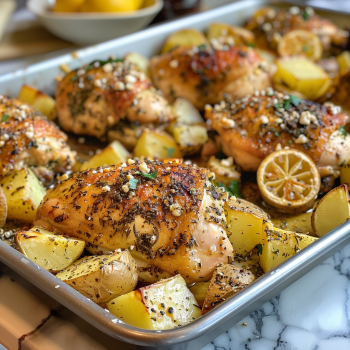 Greek Chicken and Potatoes