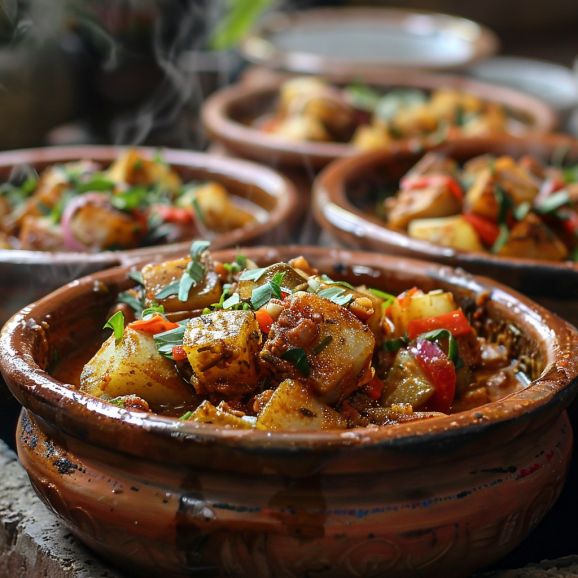 Greek Cooking with Terracotta Pot