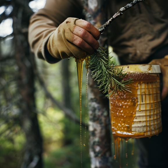 Greek Fir Honey harvest