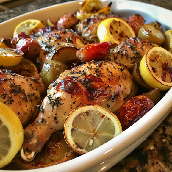 Greek Roasted CHicken