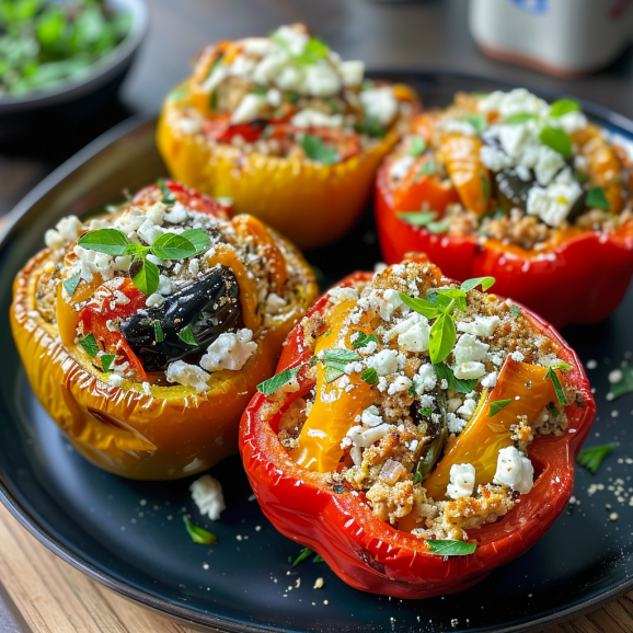 Greek Stuffed Peppers