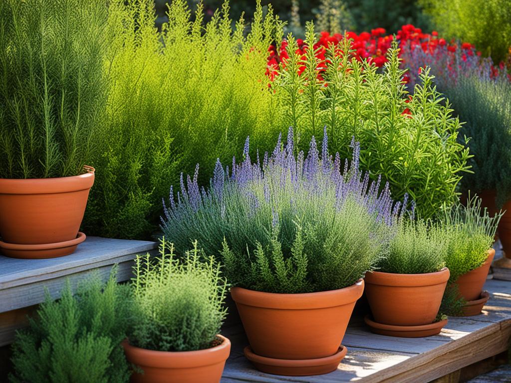 Greek herb garden