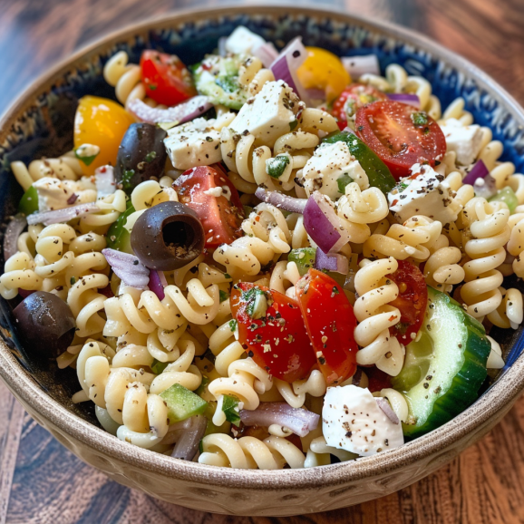 Greek pasta salad recipe