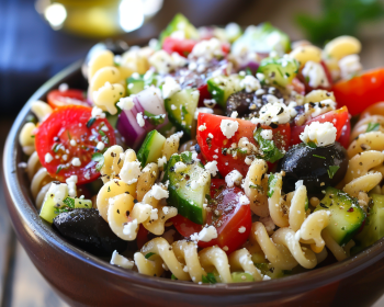 Greek pasta salad