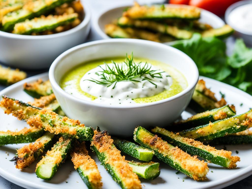 Make-Ahead Vegetable Snacks Zucchini Fries Image