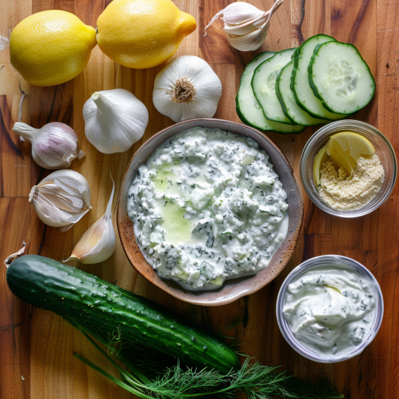 Tzatziki Recipe 4 Gyros Homemade