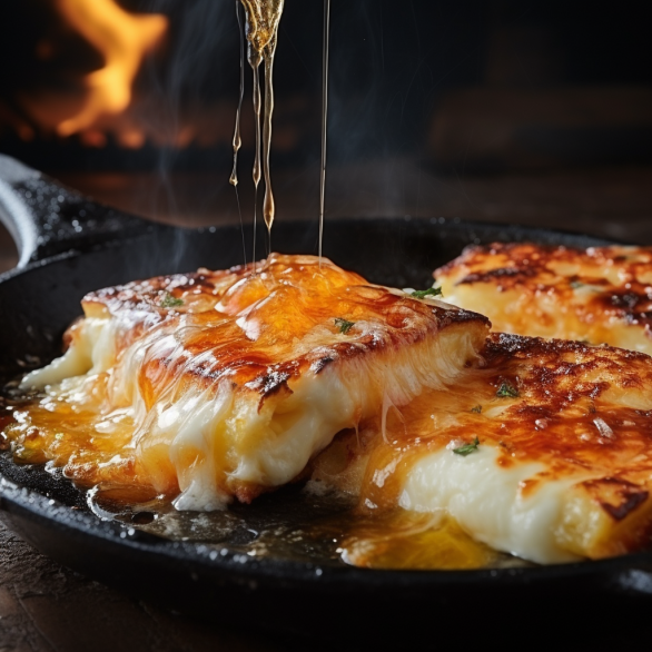 Saganaki cheese