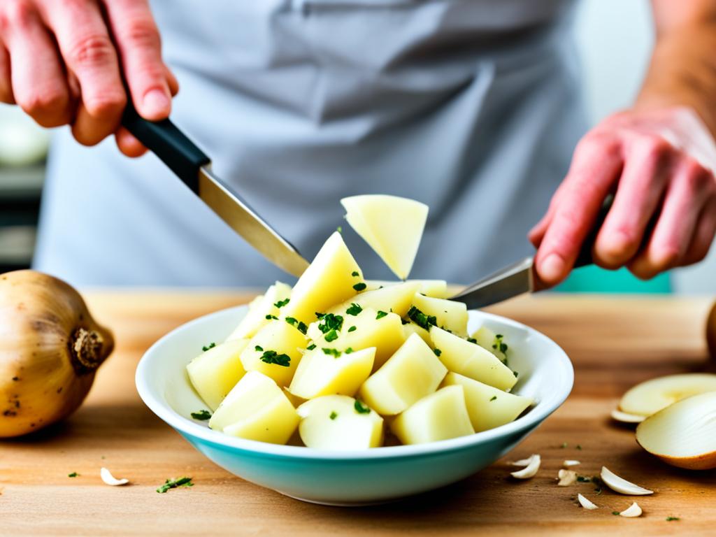 homemade chip dip preparation