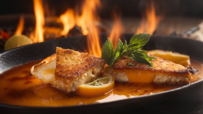 saganaki perfect greek flaming cheese43ru 1